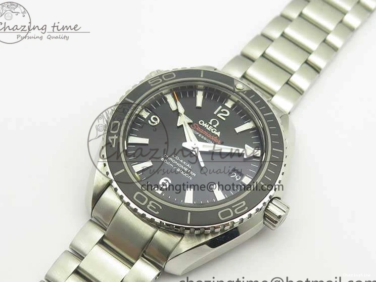 1230 Sleek Planet Ocean Professional Ceramic Bezel 42mm 1:1 MK Best Edition Silver Markers On SS Bracelet A 8085